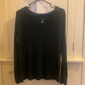 a new day Black Long Sleeved Top Size XL